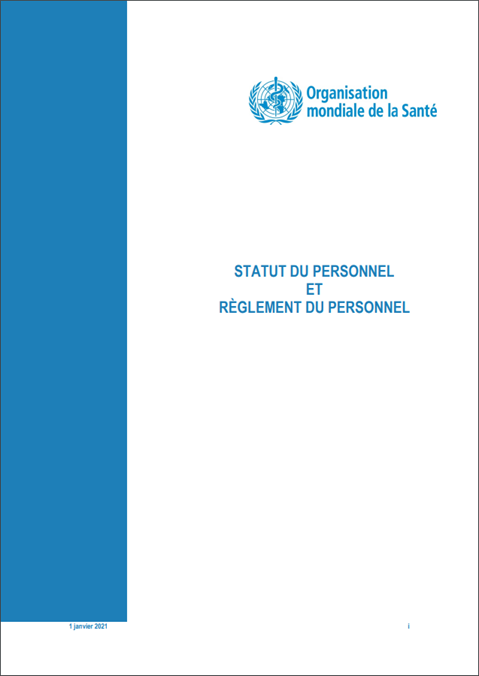 Statut du Personnel et Règlement du Personnel