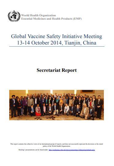 Global Vaccine Safety Initiative Meeting