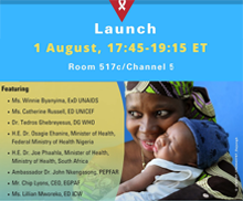 Launch of the Global Alliance Initiative to end AIDS in children by 2030