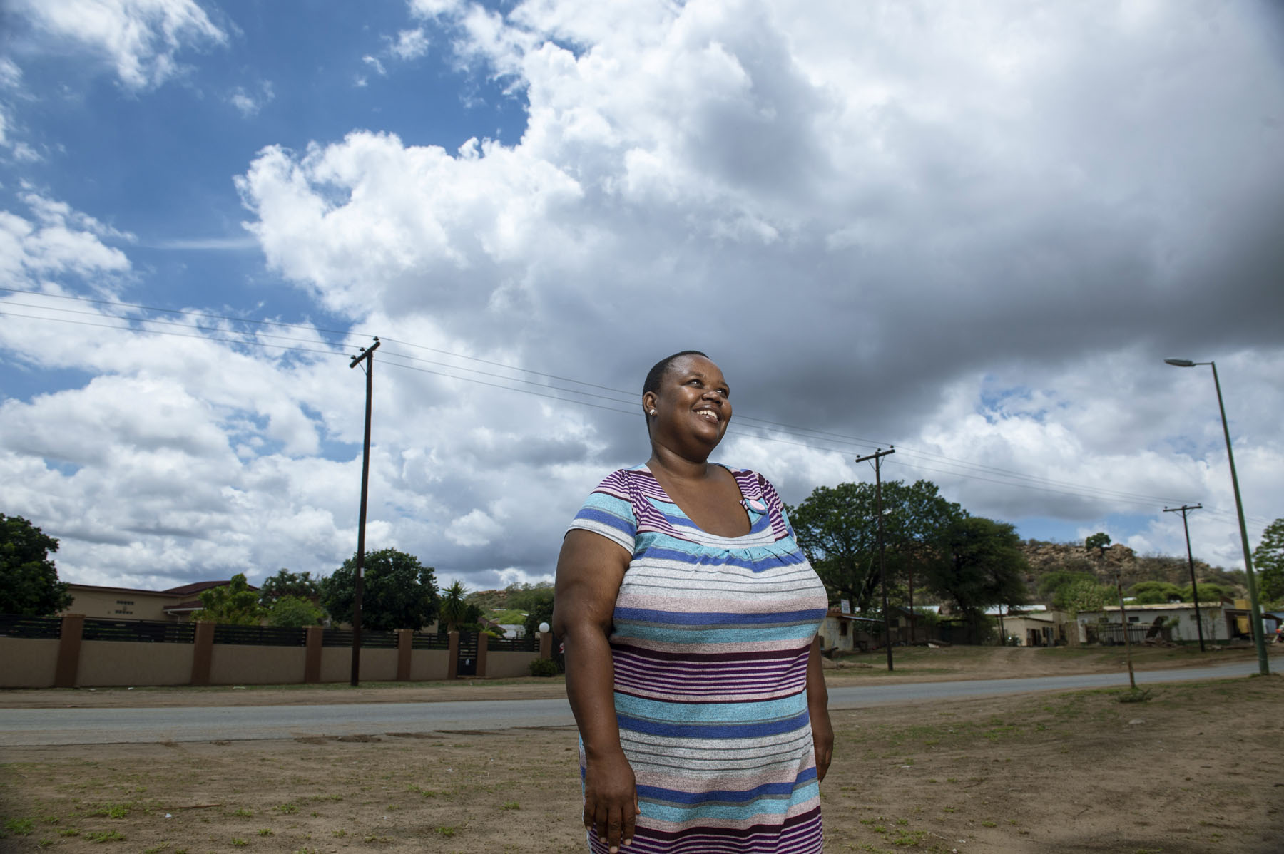 Dora lives in Serowe village, Botswana