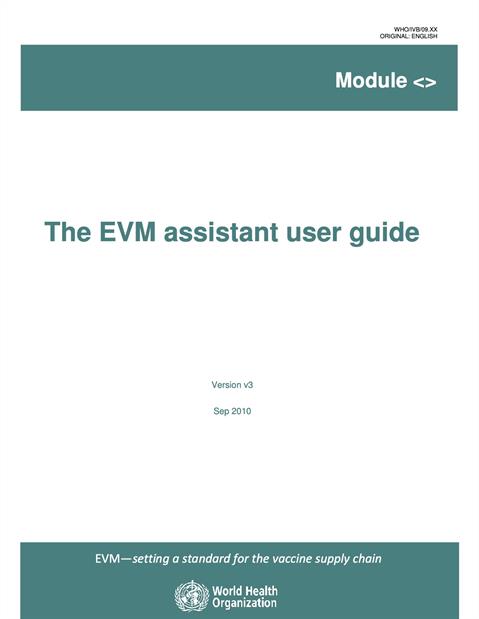 The EVM assistant user guide