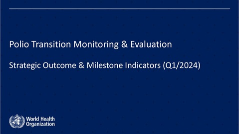 Polio Transition Strategic Outcome & Milestone Indicators (Q1/2024)