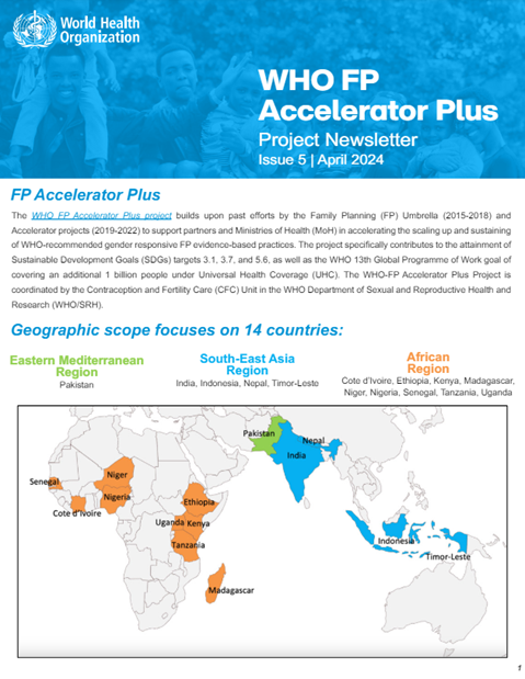 WHO FP Accelerator Plus - Project Newsletter - Issue 5