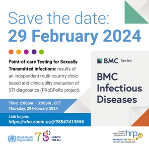 Point-of-care Testing for Sexually Transmitted Infections: results of an independent multi-country clinic-based STI diagnostics (PRoSPRo project).