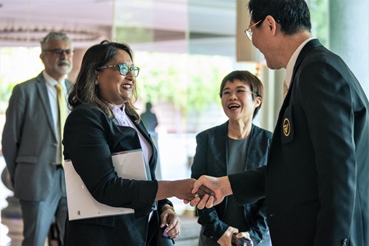 Regional Director, WHO South-East Asia, Saima Wazed was one of the keynote speakers at the 4th National Conference on Antimicrobial Drug Resistance (AMR)