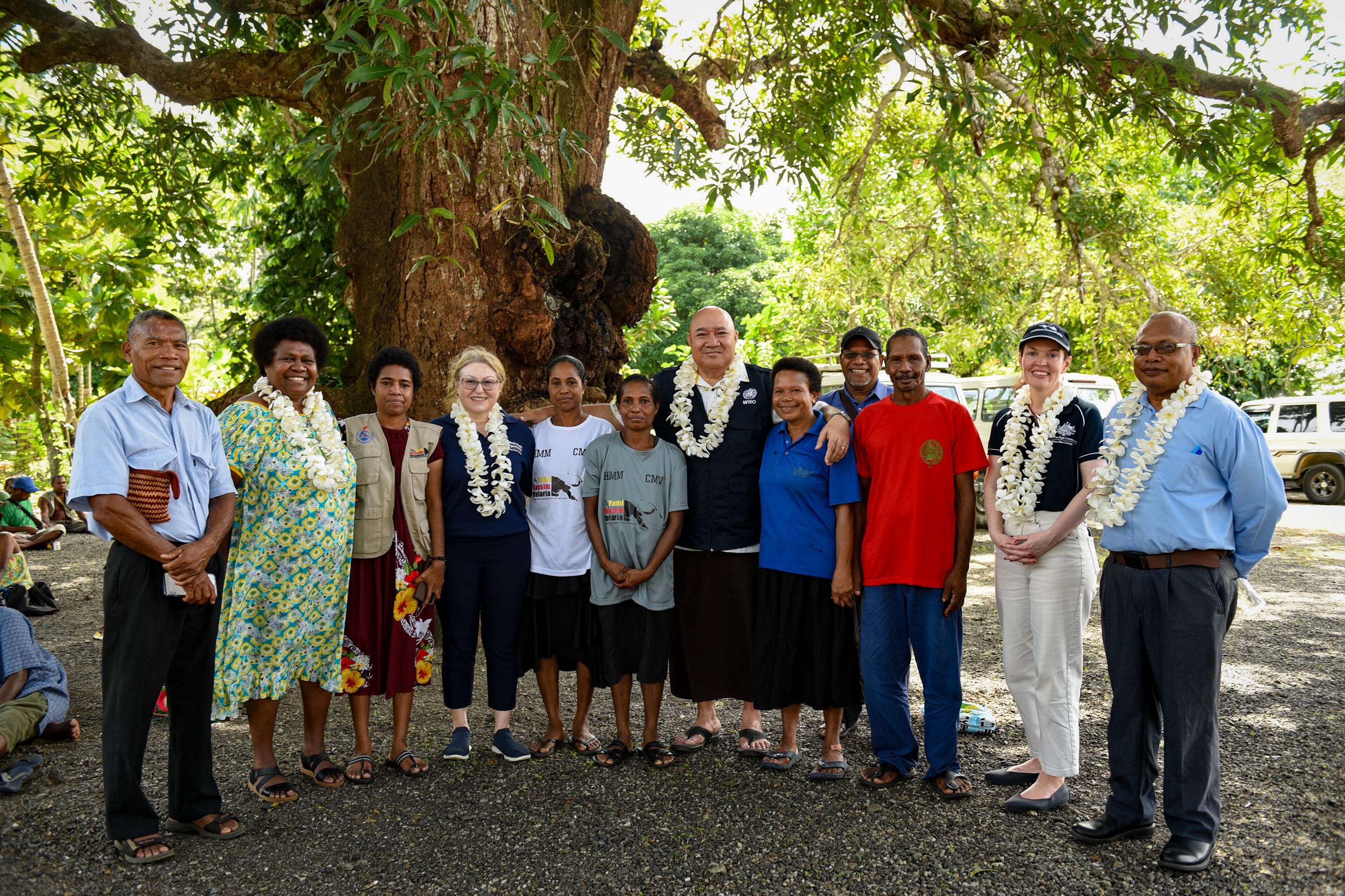 WHO Regional Directo Dr Saia Piukala in Milnebay Province